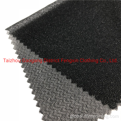 Shirt Collar Interlining Wholesale High Quality 100% Polyester Woven Interlining Manufactory